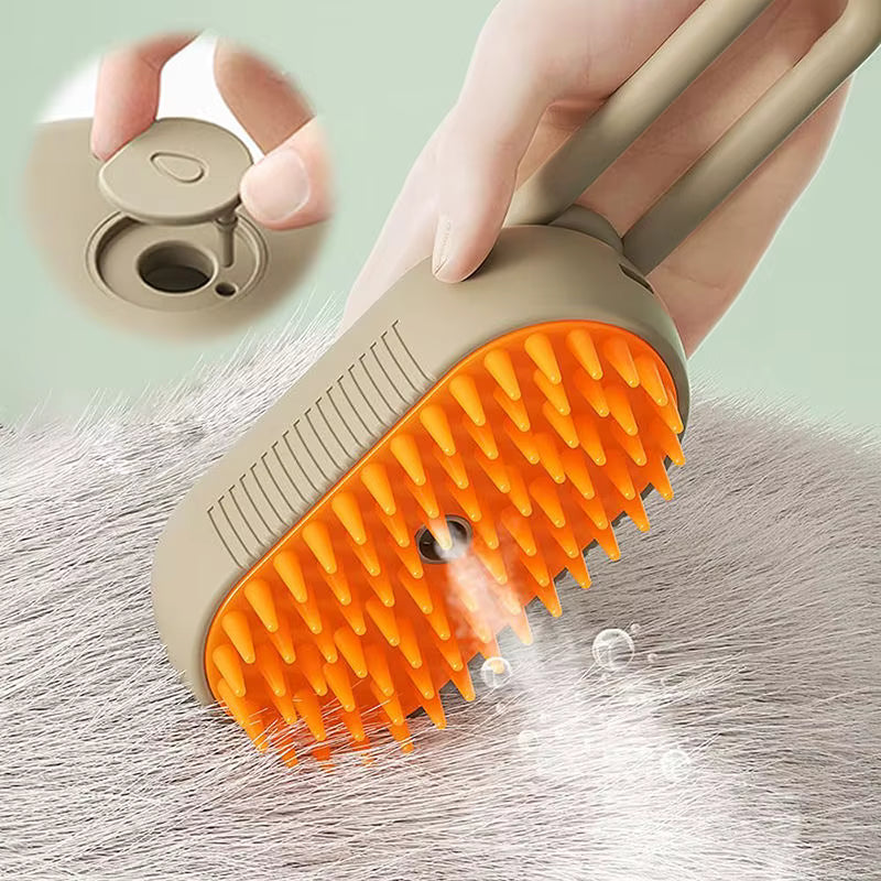 Pet steam Brush