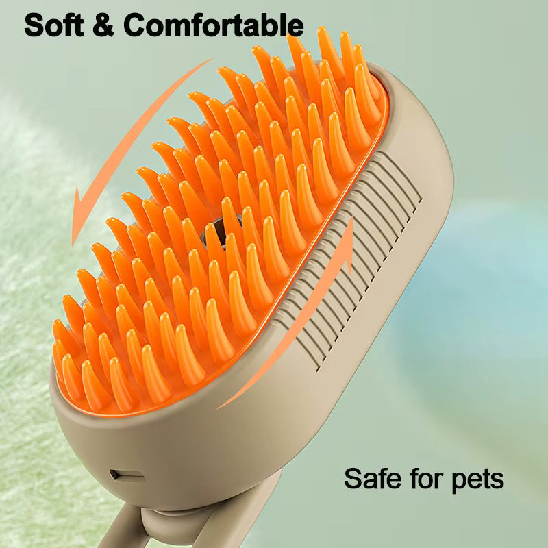 Pet steam Brush