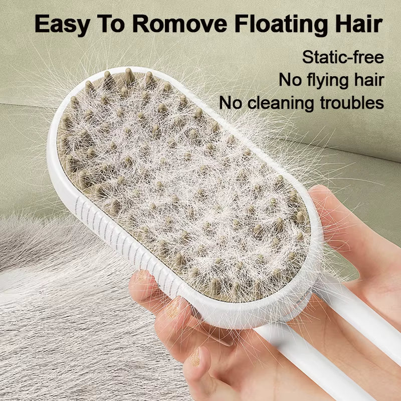 Pet steam Brush