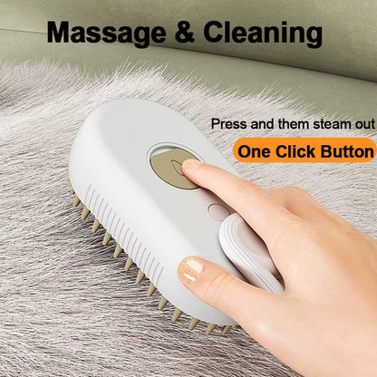 Pet steam Brush