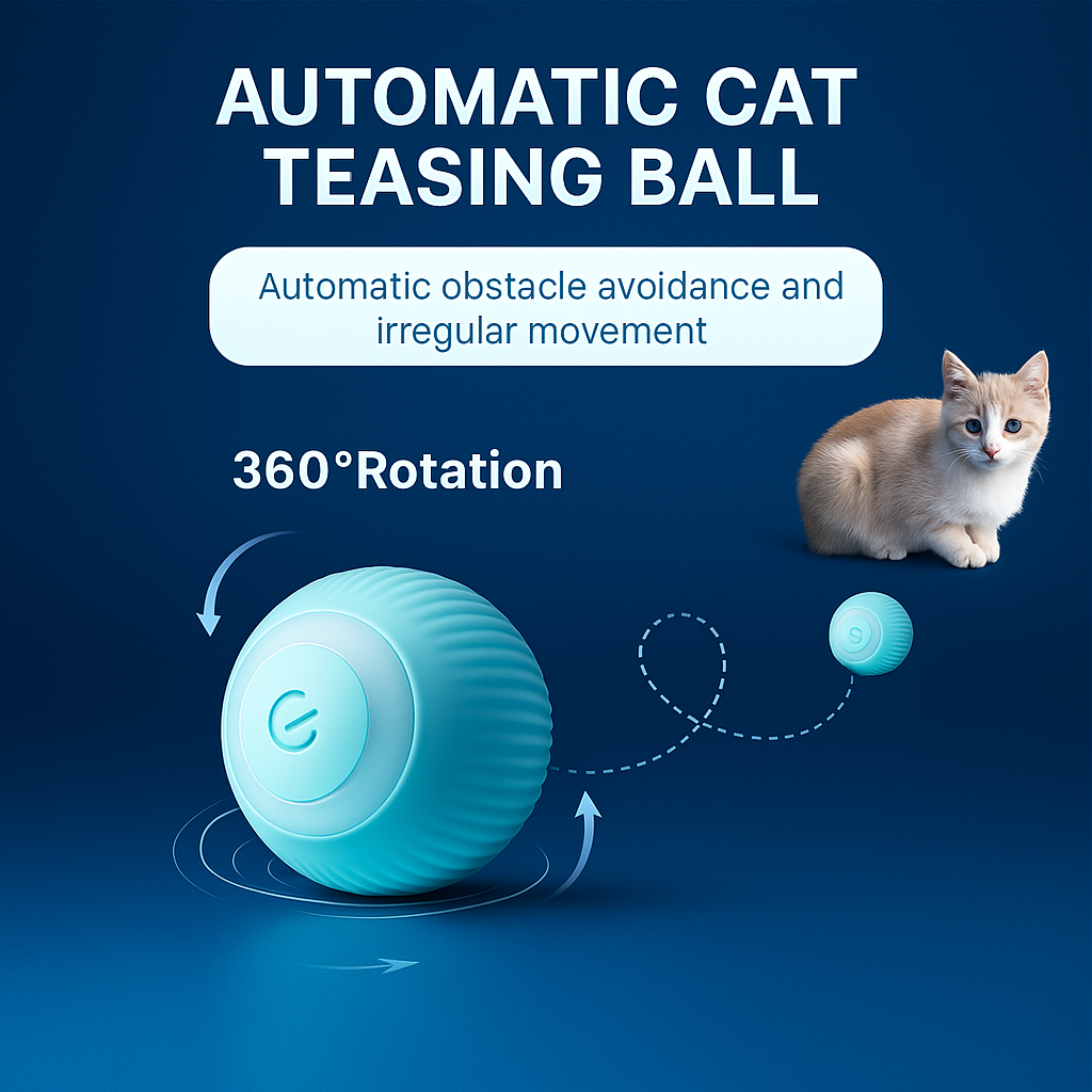 Automatic Cat Teasing Ball