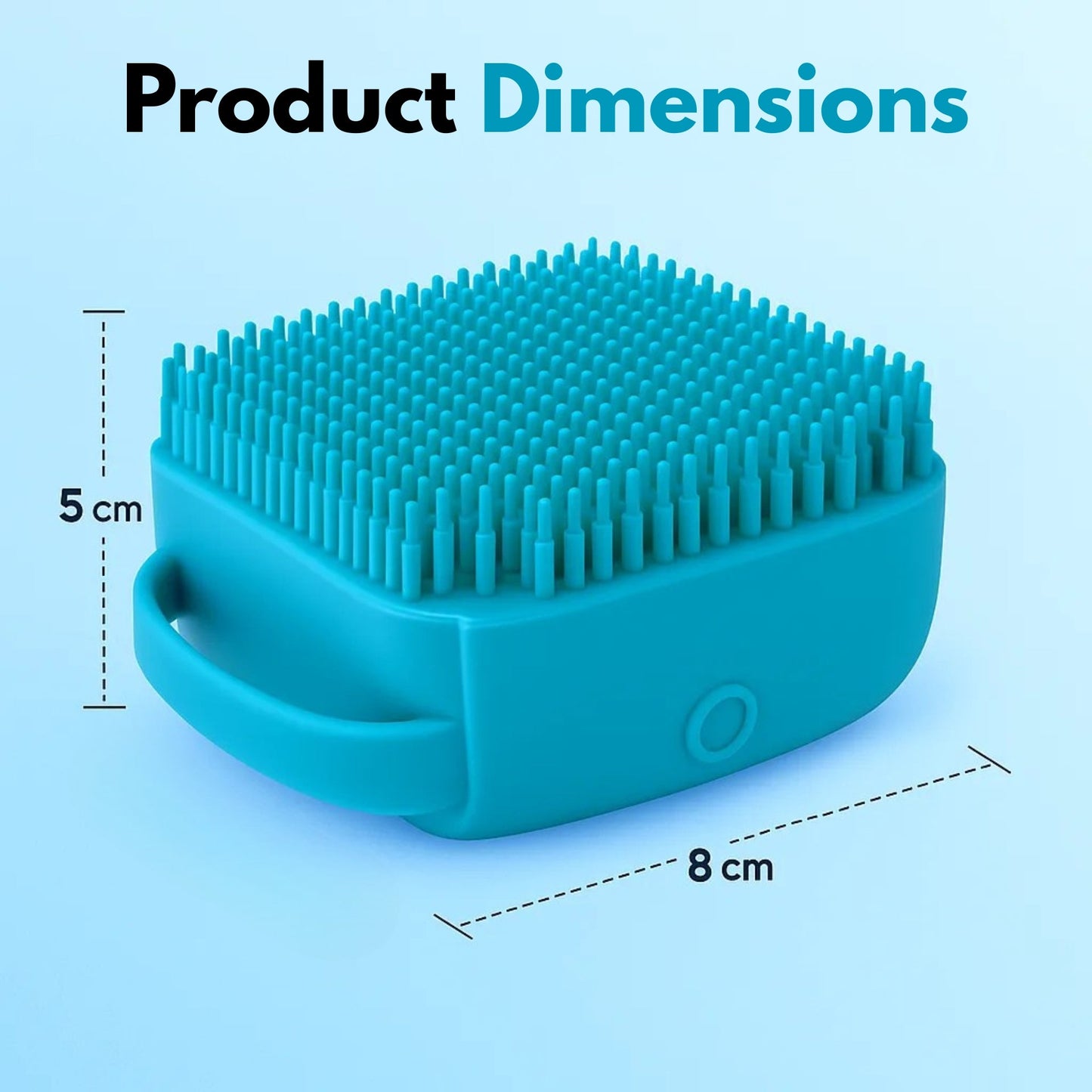 Premium Soft Silicon Bath Brush for Dogs and Cats