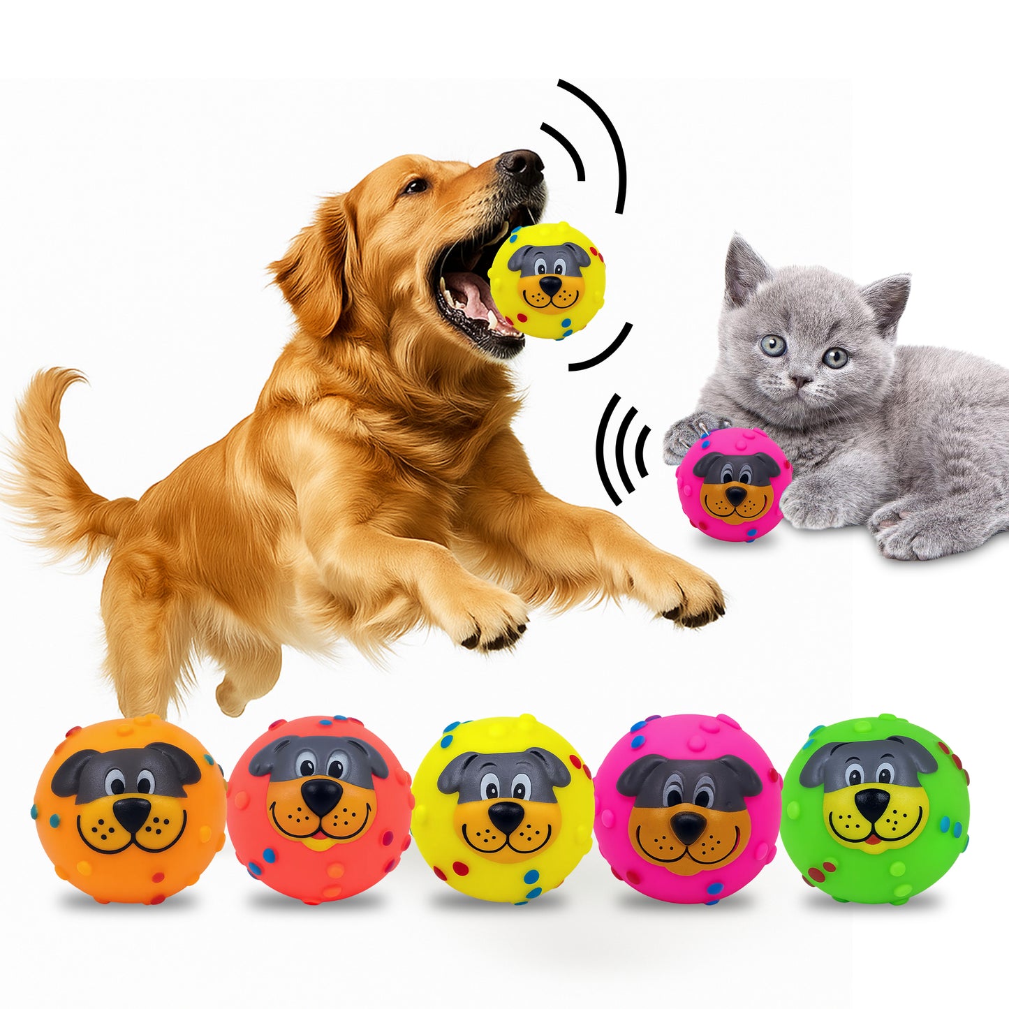 Squeak Teeth Cleaning Pet Dog Chew Toy